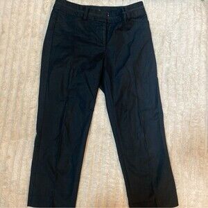 Ann Taylor Margo Black Ankle Crop Dress Pants Women's Size 4 Career Office